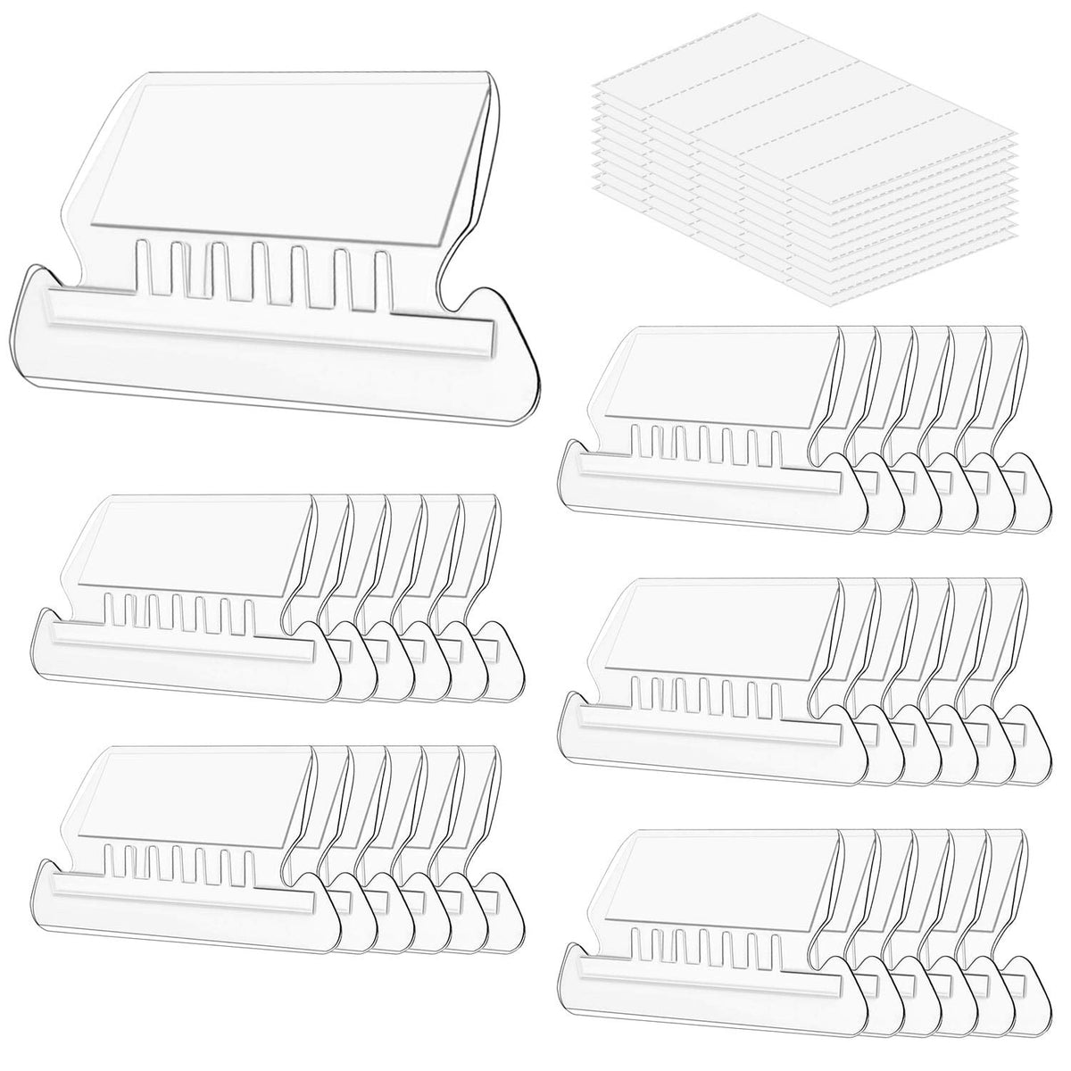 File Folder Tabs, Paxcoo 50 Sets Hanging File Folder Labels Tabs And Inserts For Hanging Folders