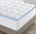 California Design Den King Mattress Topper, Thick Cooling Pillow Top Mattress Topper King For Restful Sleep, 900 Gsm Fill, Breat
