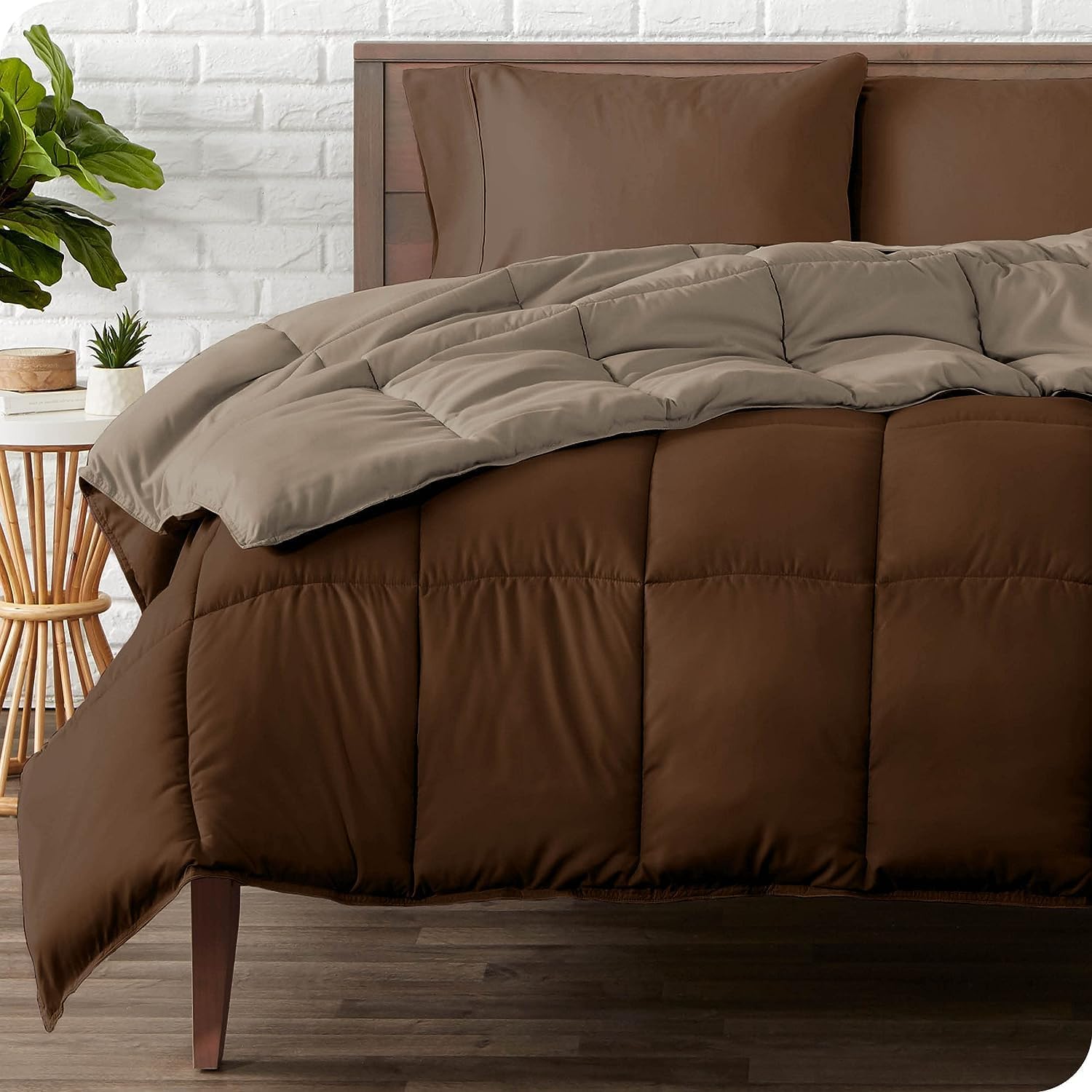 Vriniv Down Alternative Reversible Ultra Soft Comforter  All Season Soft Quilted King Size Bed Comforter With Ultrasoft Microfi
