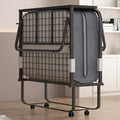 PUREMIND Folding Bed with 5  Mattress for Adults, 75  x 38  Rollaway Bed with Dustproof Bag & Metal Frame, Extra Foldable Beds f