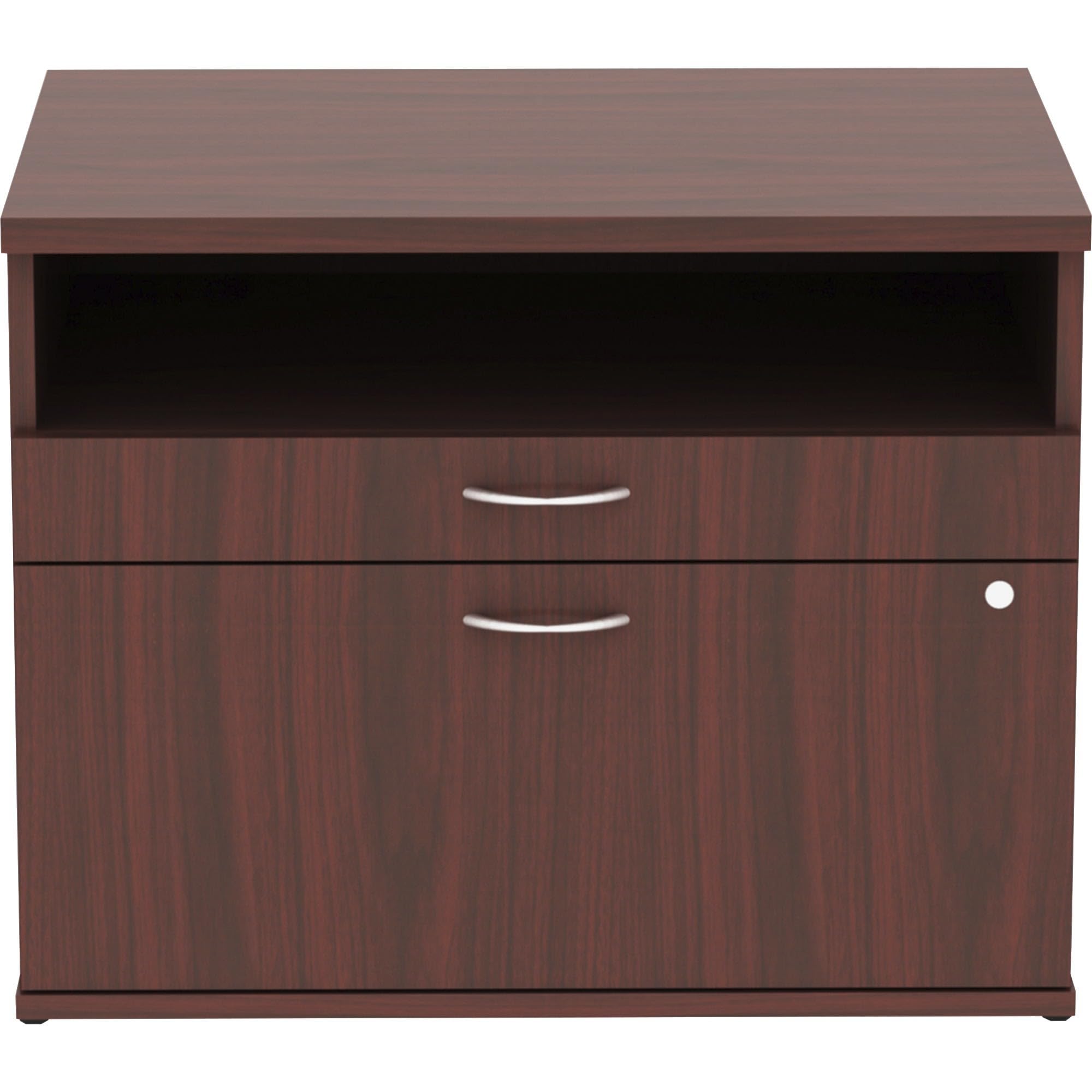 Lorell Relevance Series Mahogany Laminate Office Furniture