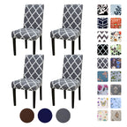 Yeession Stretch Dining Chair Covers Removable Washable Seat Parson Chair Protector Slipcover For Dining Room,Party,Banquet,Hote