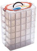 Sooyee 6 Layers Stackable Storage Container 60 Adjustable Compartments