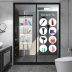Anzorg Mesh Shower Organizer Hanging Caddy Quick Dry Bathroom Storage For Toiletry Accessories With Rotating Hanger (12 Pockets)
