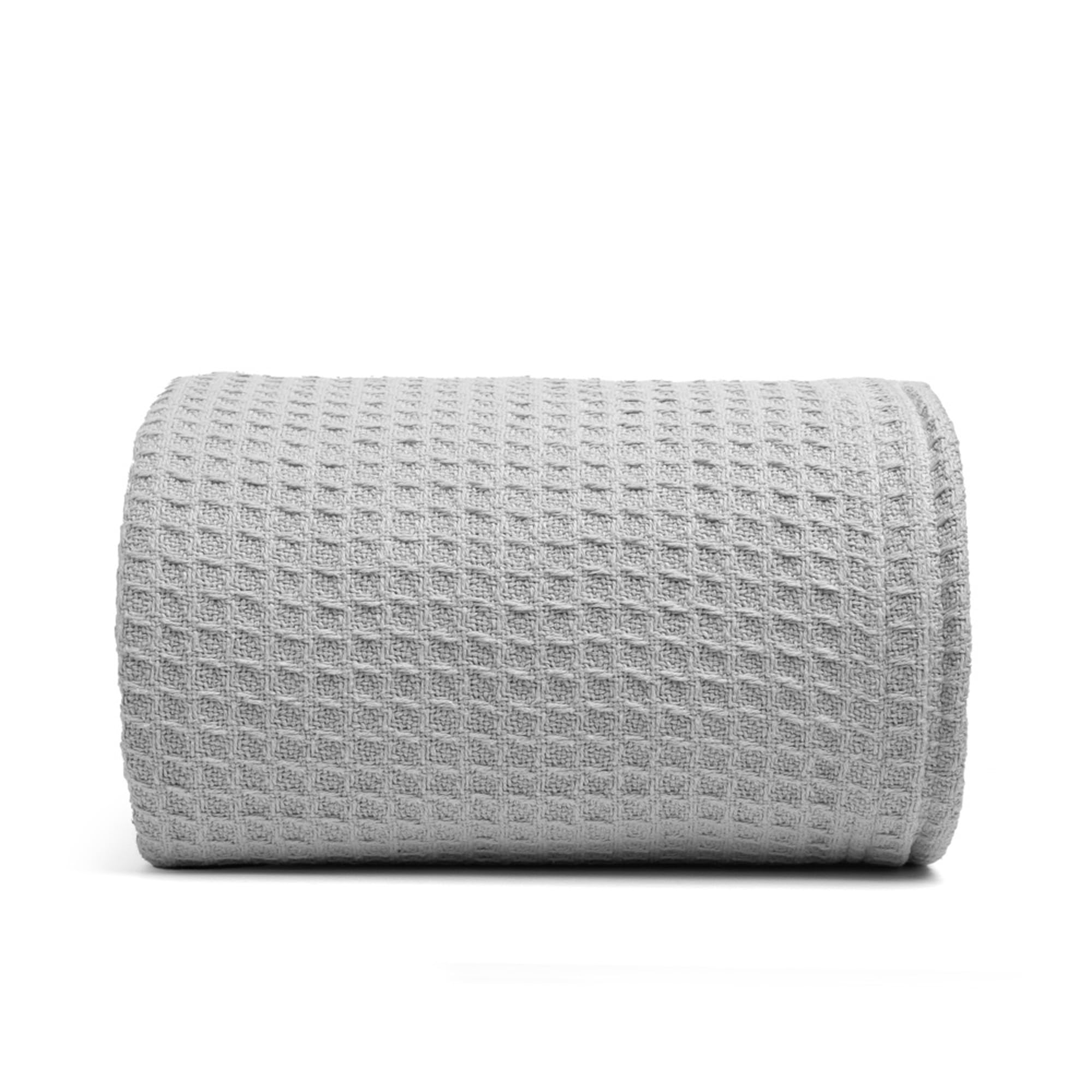 100% Cotton Salt Earth Throw Blanket, Twin, 68'X92' Waffle Throws For Home, Bedrooms, Outdoor Couch, Cozy Couch, Modern Bed Ro