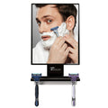 ToiletTree Products Fogless Shower Mirror - Anti-Fog Mirror - Adjustable Shaving Mirror with a Squeegee - Rust-Proof, Impact-Res