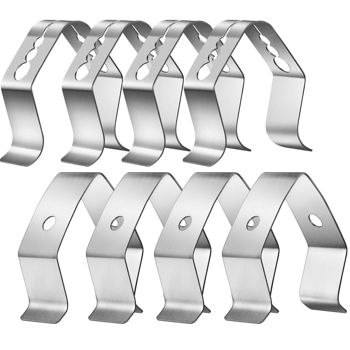 8 Pieces 2 Styles Probe Holder Clip Meat Grill Temp Probe Clip Barbecue Universal A Style Design Probe Holder, Single And Three
