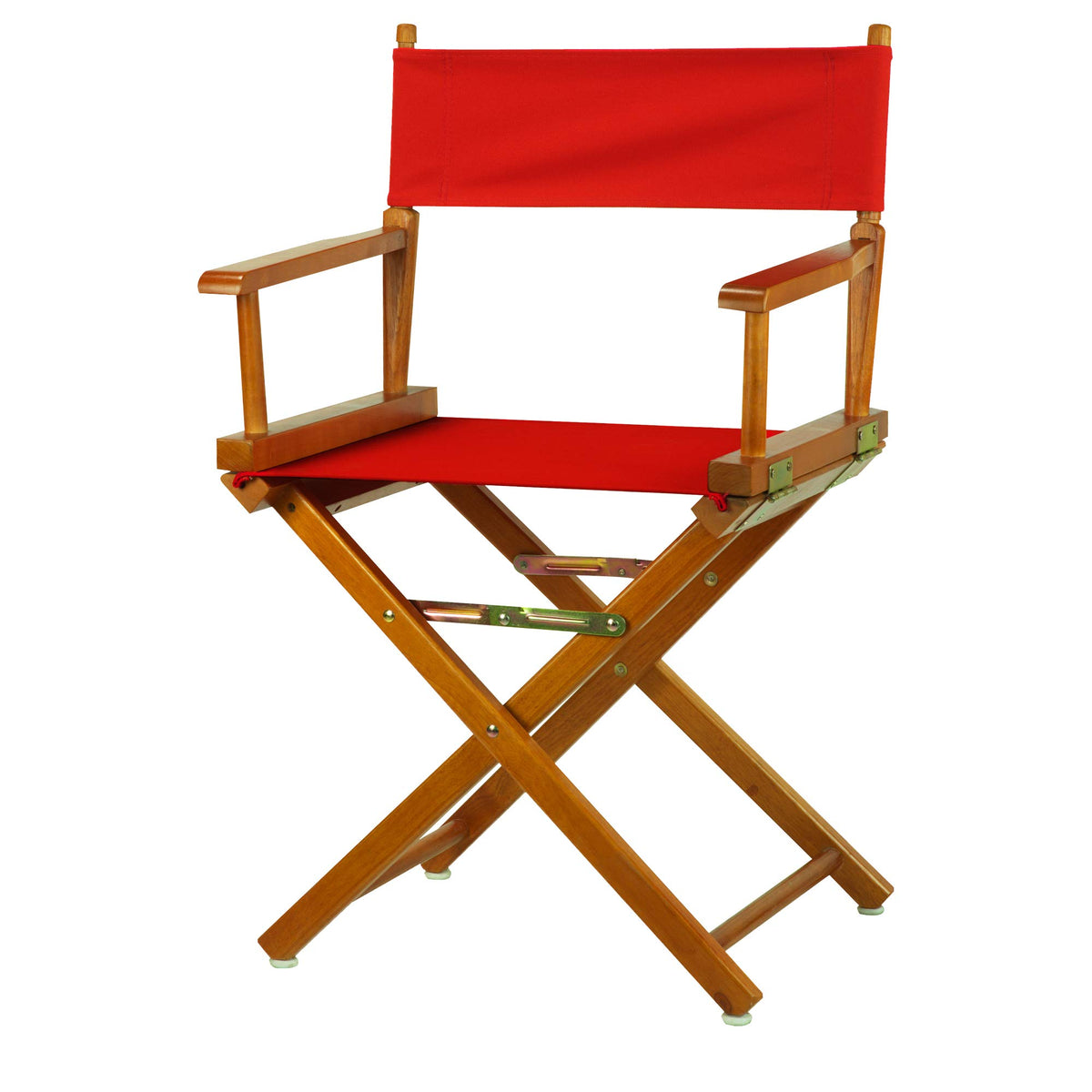 Casual Home 18&quot; Director'S Chair Honey Oak Frame With Red Canvas