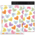Whaline 100Pcs Valentine'S Day Poly Mailer 10 X 13 In Colorful Conversation Heart Mailing Bag Pastel Self-Sealing Plastic Packag