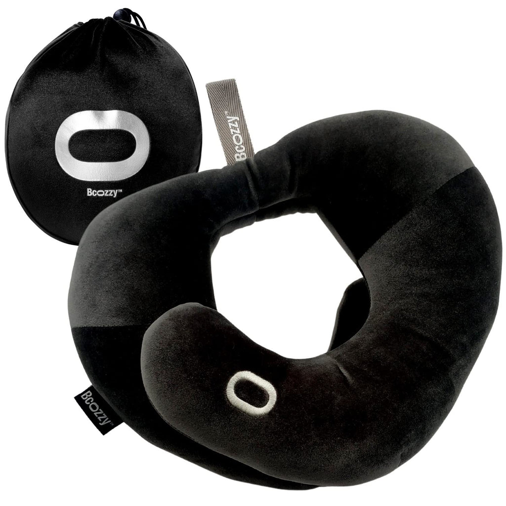 BCOZZY Neck Brace Pillow - Patented Relief for Neck Pain and Supportive Sleep-Soft, Washable, and Adjustable for Comfortable Res