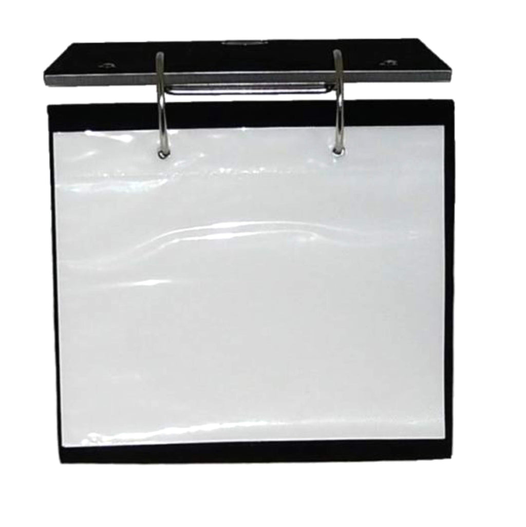 Photo Frames Silver Colour Free Standing Flip Album - Holds 50 Of 6 X 4 Inch Photos