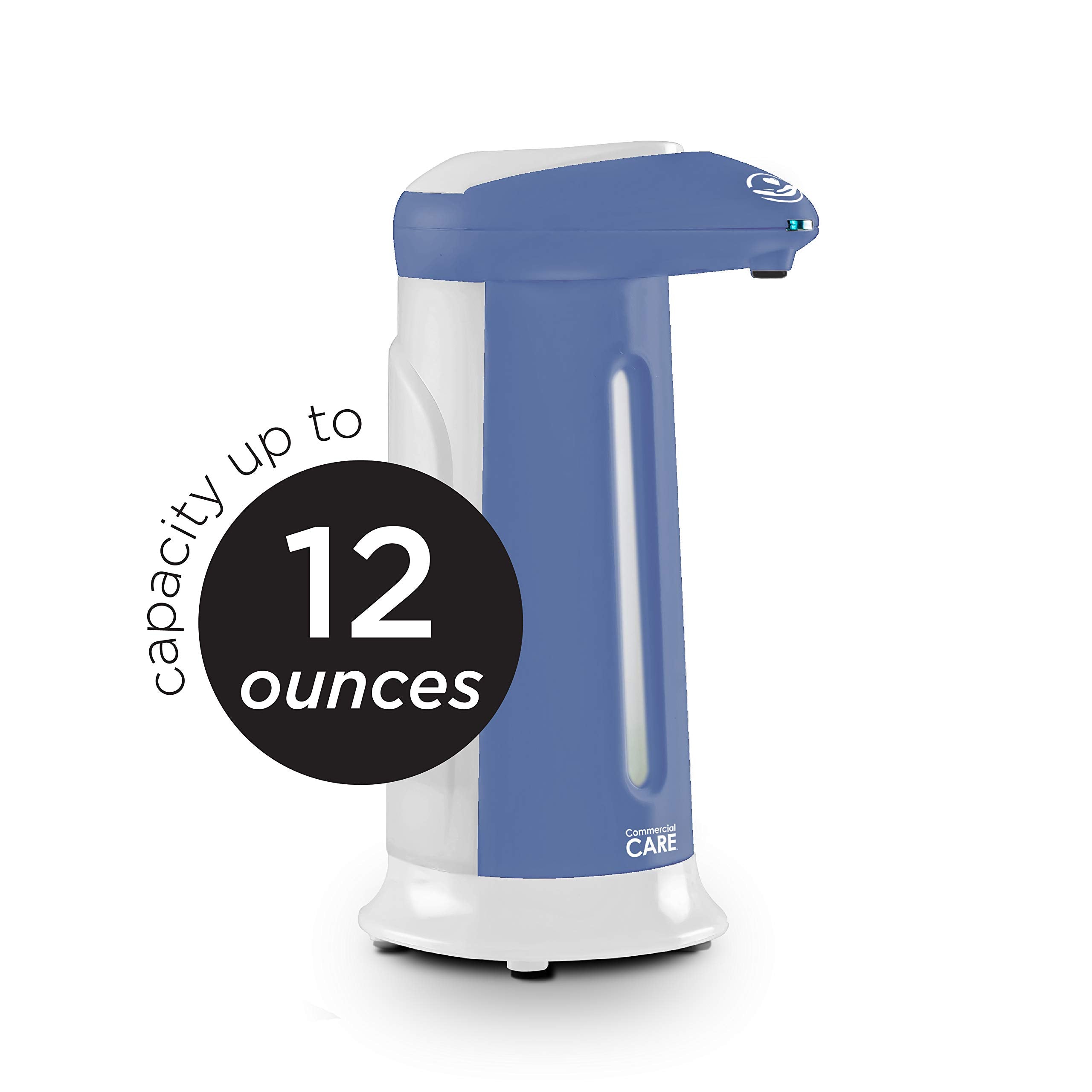 Commercial Care Touchless Soap, Hand Sanitizer Dispenser - Battery Operated Automatic Soap Dispenser With Dripless Design, Motio