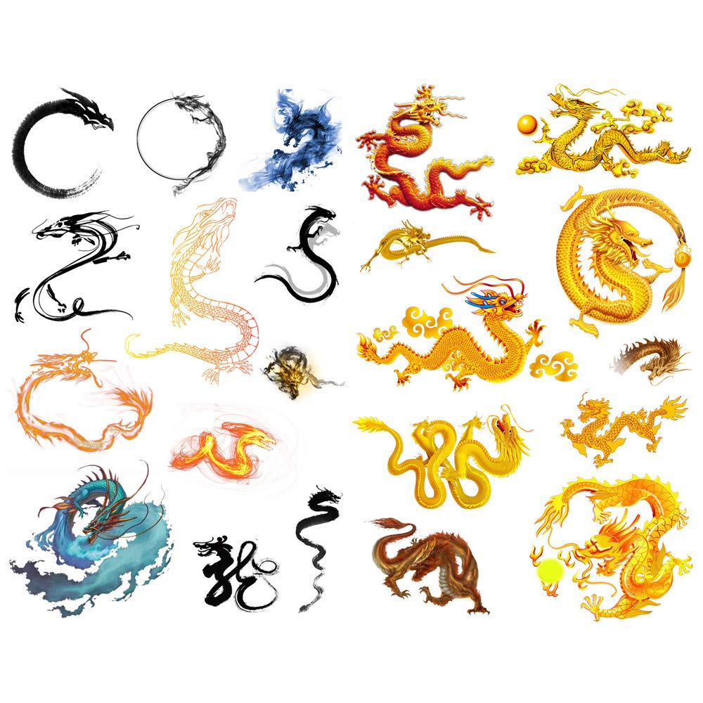 Seasonstorm Chinese Myth Dragon Precut Cute Aesthetic Diary Travel Paper Junk Journal Stickers Scrapbooking Stationery Sticker F