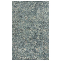 Rizzy Home Alora Decor Intrepid 8' X 10' Abstract Blue/Gray/Ivory Hybrid Area Rug