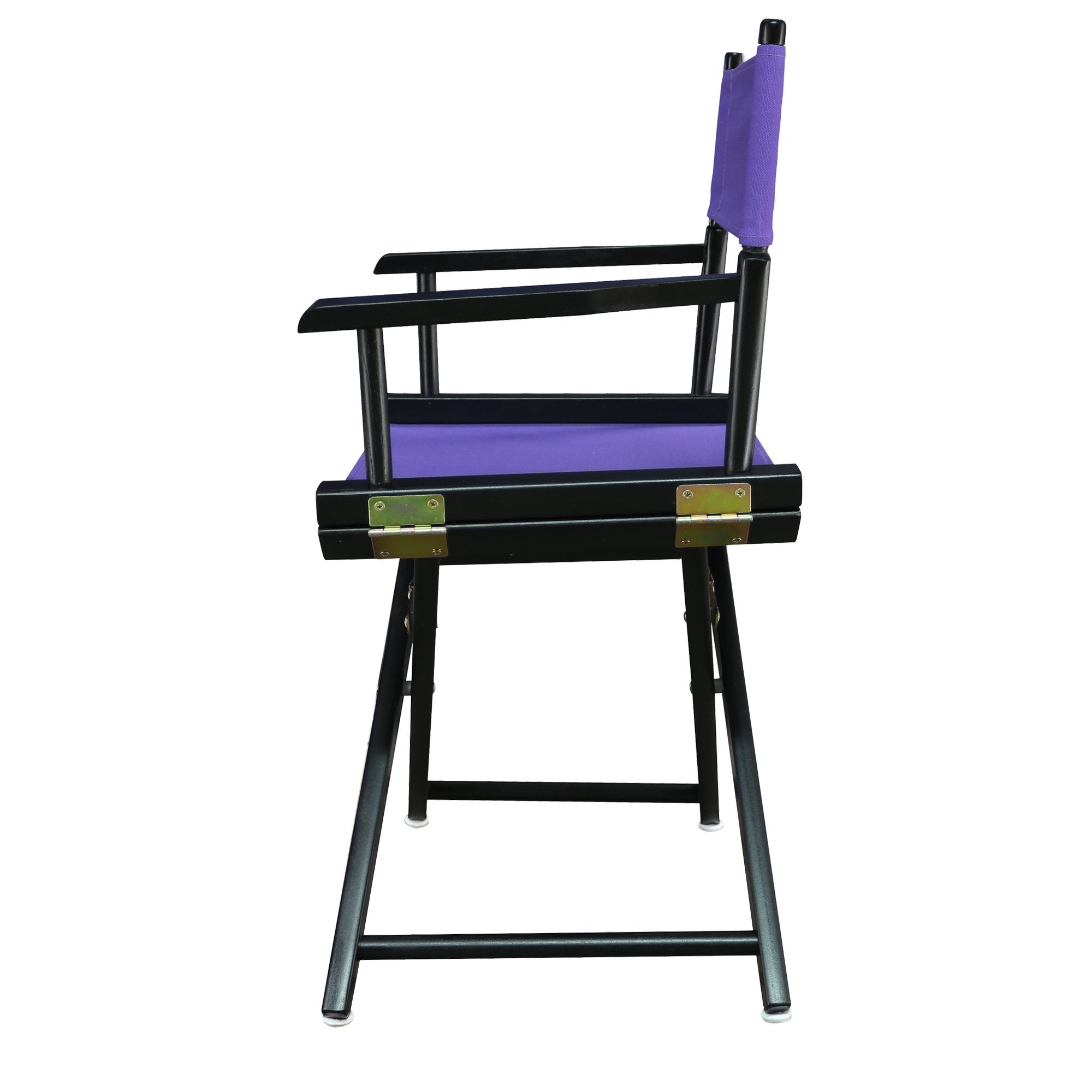 Casual Home 200-02/021-41 18" Black Frame-Purple Canvas Director Chair Classic Height, Blackframe