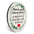 Thank You Delivery Drivers Sign For House, Front Door Thank You Sign For Indoor/Outdoor Home, Office Or Business Use, 4 ' X 5 '