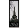 wallsthatspeak 10x30 Black Picture Frame for Puzzles Posters Photos or Artwork