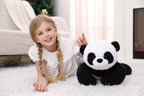JellyMallow Panda Weighted Stuffed Animal, 24" Plush Pillow, 5 lbs, Cuddly Polyester Toy for Adults & Kids
