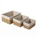 Rattanzenith Wicker Storage Baskets Set of 3, Bathroom & Shelf Bins