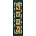 Dalyn Rugs Kendall Ke4 Black 2'3" X 7'6" Indoor Outdoor Runner Rug, Easy Clean, Machine Washable, Non Shedding, Hallway, Entry, Kitchen, Patio Rug