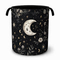 Gothic Moon Laundry Basket Home Decor Laundry Hamper With Handles Collapsible Laundry Baskets Waterproof Dirty Clothes Hamper St