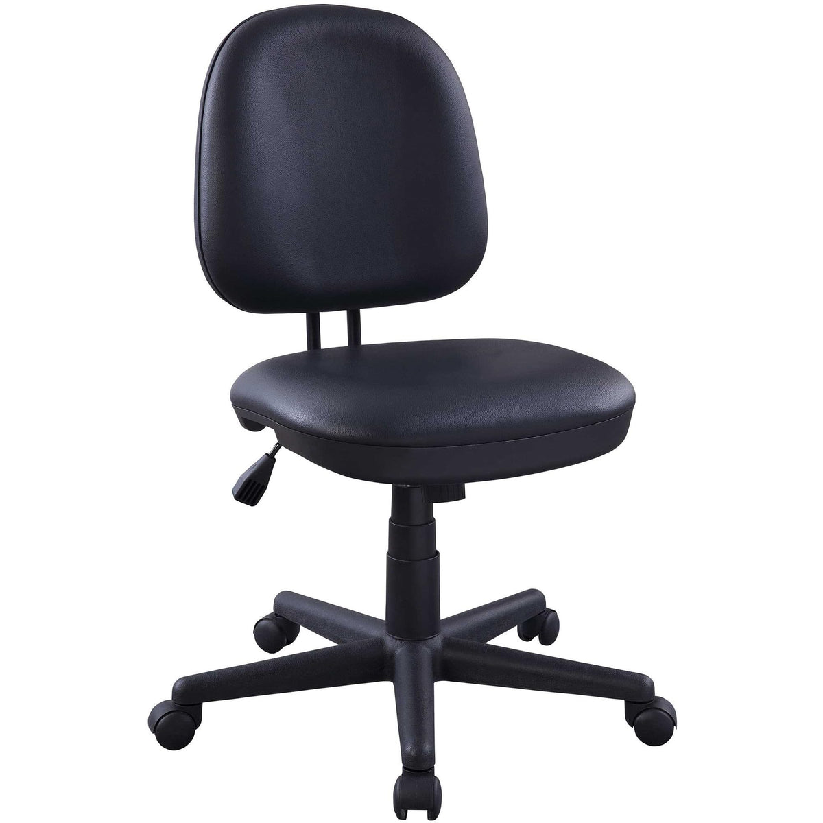 Lorell Vinyl Task Chair, Black