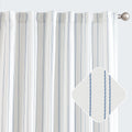 Jinchan Blue And White Striped Curtains 63 Inch Length For Living Room Bedroom Blue On White Curtains Pinstripe Curtains Privacy Light Filtering Rod Pocket Modern Window Curtains Set 2 Panels
