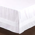 Valea Home Bed Skirt With Split Corners Durable Elegant Luxury Dust Ruffle Bed Covers With Pin Tucking 14 Inch Tailored Drop, Tw