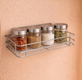 Nh10 Designs Stainless Steel Vegetable Single Shelf Single Storage Rack Shelf For Kitchen Bathroom Storage Rack Wall Mounted Org