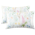 Exq Home Satin Pillowcase For Hair And Skin- Multicolor Printed Flower Silk Pillowcase 2 Pack 20X26 Inches - Standard Size Pillo