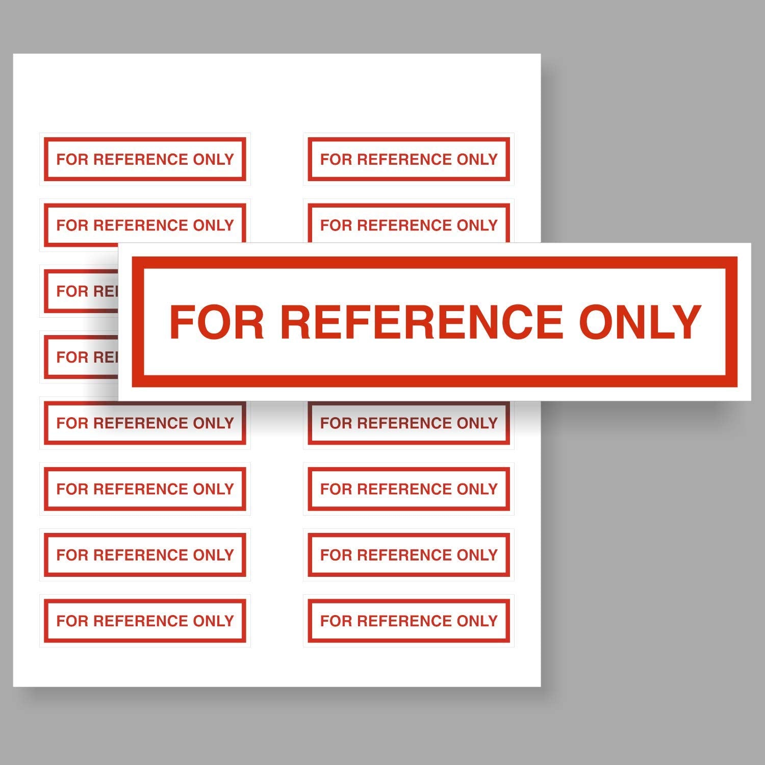 Smartsign For Reference Only Labels | Pack Of 160, 2' X 0.5' Write-On Removable Vinyl Stickers