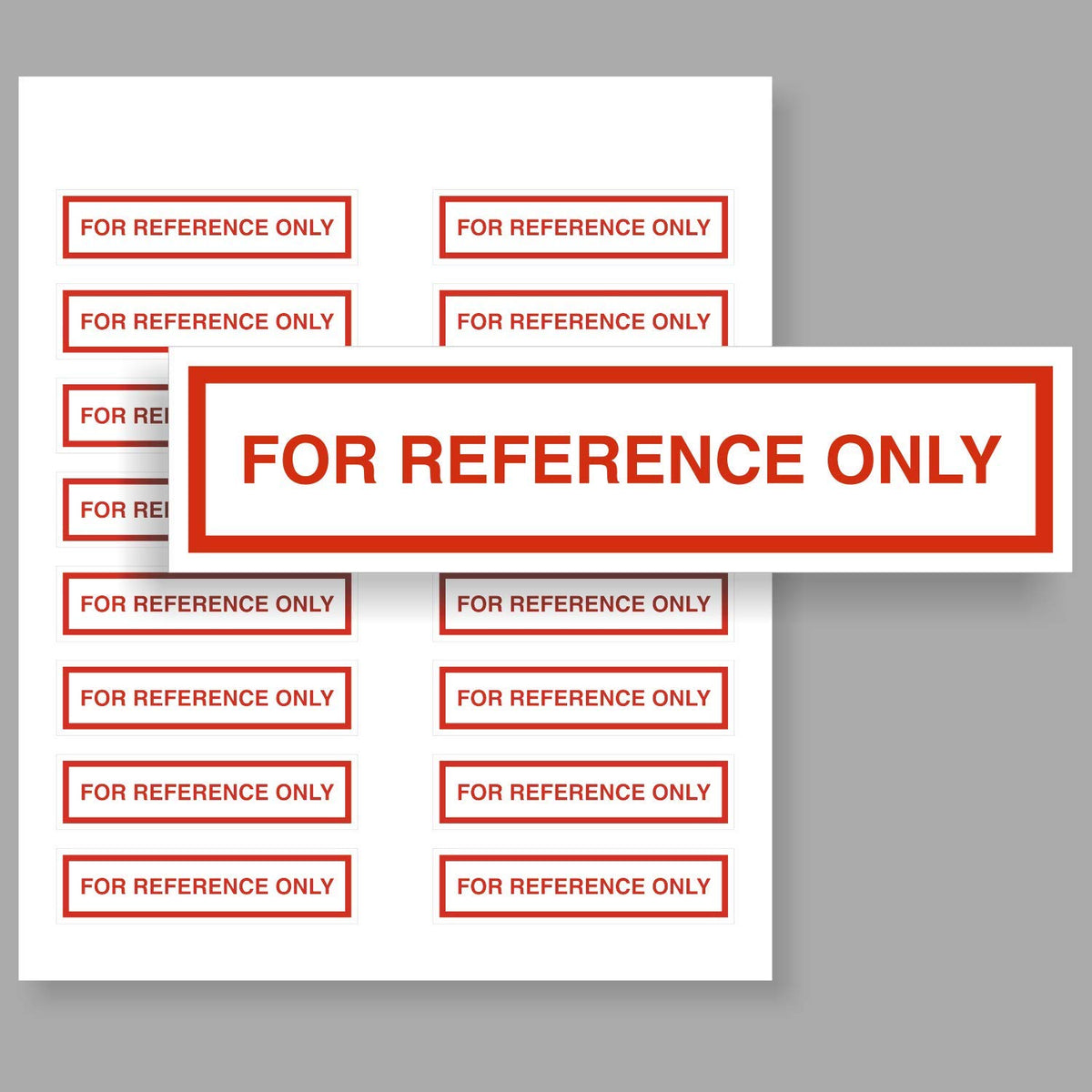 Smartsign For Reference Only Labels | Pack Of 160, 2' X 0.5' Write-On Removable Vinyl Stickers
