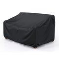 Heavy Duty Patio Sofa Cover Waterproof, Mrrihand 2-Seater Outdoor Sofa Loveseat Cover, Outdoor Patio Furniture Cover With Air Vent And Handles, 60' L×34' D×30' H, Black