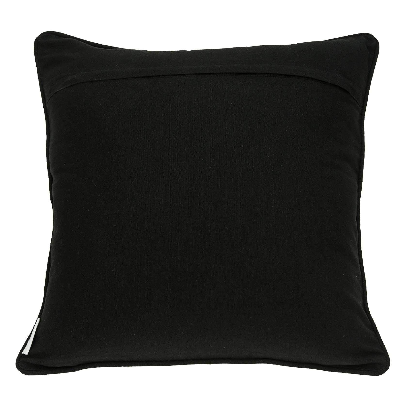 HomeRoots Decor 20' x 7' x 20' Transitional Black and White Pillow Cover with Down Insert