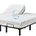 Waterproof Quilted Split Top King Mattress Protector Pad For Adjustable Bed With Upper Flex Fitted Sheet Padded Mattress Cover 3