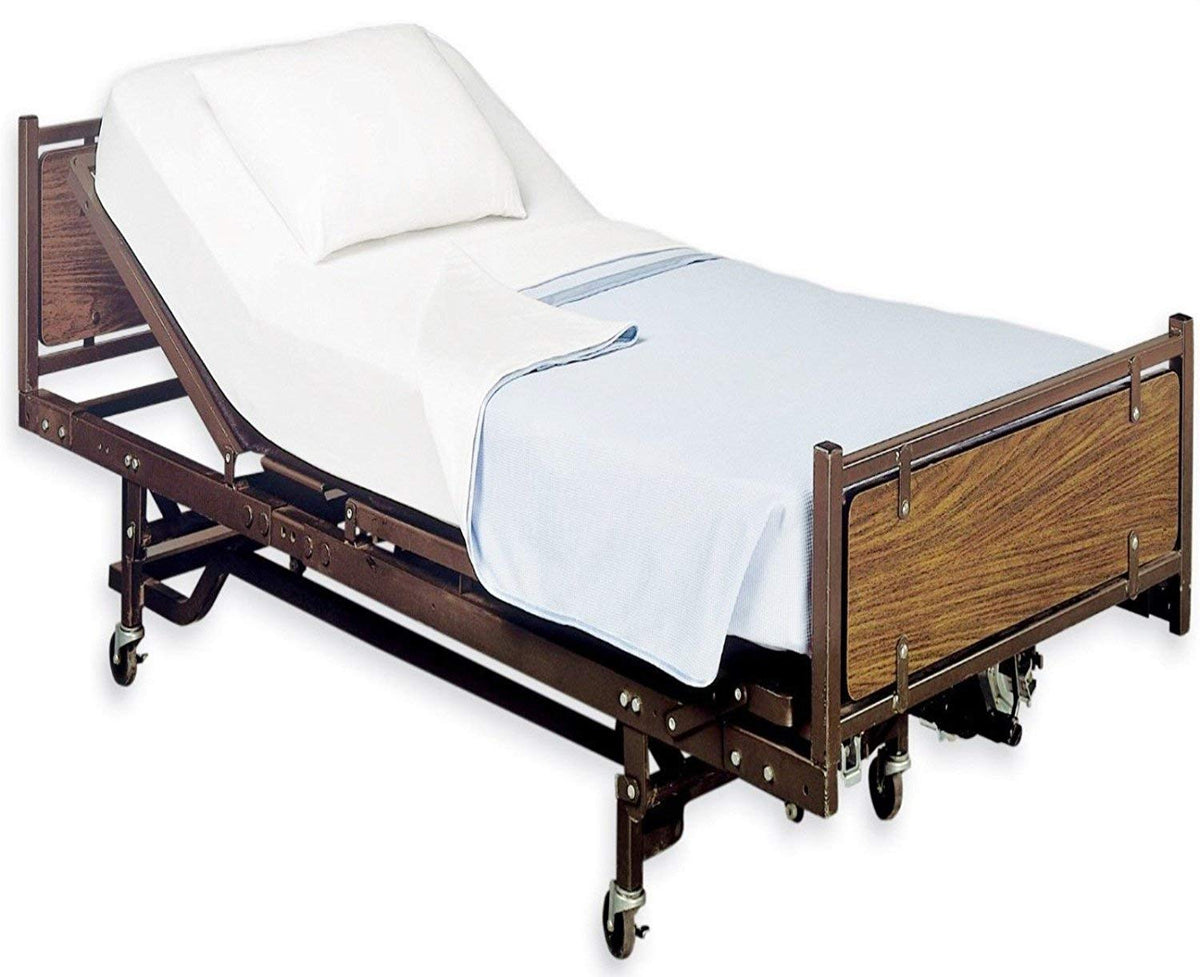 4 Pack - Fitted Hospital Bed Sheets, Soft Knitted Jersey Knit Sheet, 36'X84'X16'