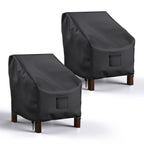 Mrrihand Patio Chair Covers Waterproof, Lounge Deep Seat Cover, Heavy Duty Outdoor Lawn Patio Furniture Covers (31' W X 38' D X 30' H - 2 Pack)