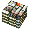 DIMJ Drawer Organizer Clothes, 24 Pack Dresser Organizer, Foldable Closet Organizers and Storage, Fabric Dresser Bins, Drawer Di