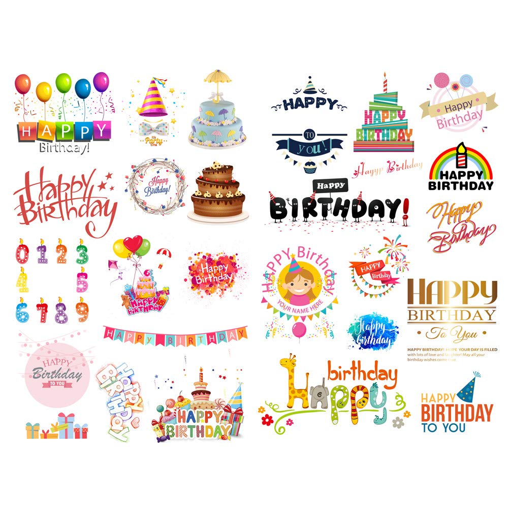 Seasonstorm Kawaii Happy Birthday Aesthetic Diary Travel Journal Paper Stickers Scrapbooking Stationery School Office Art Suppli