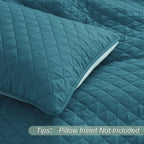 Exclusivo Mezcla Ultrasonic Reversible Full Queen Quilt Bedding Set With Pillow Shams, Lightweight Quilts Queen Size, Soft Bedsp