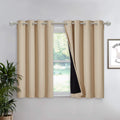 NICETOWN Cold Blocking Curtain, Bedroom Full Blackout Panel, Super Thick Insulated Window Cover, Complete Blackout Drapery with 
