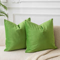 Juspurbet Light Brown Velvet Throw Pillow Covers 26X26 Inch Set Of 2 For Living Room Couch Sofa Bedroom Decorative Solid Cushion