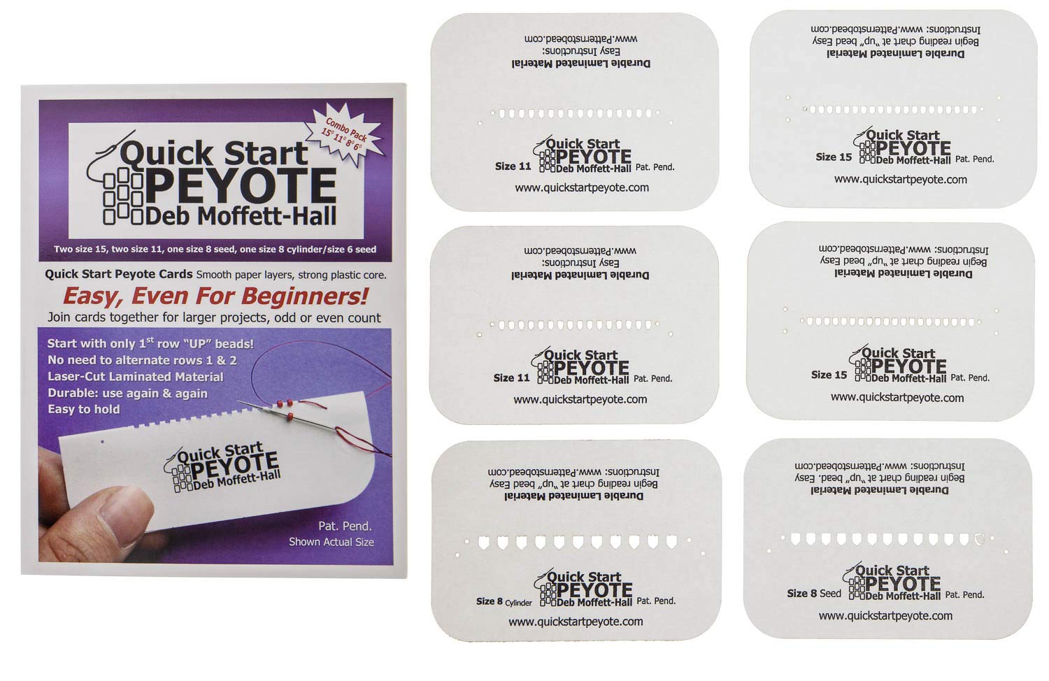 Quick Start Peyote Asst, 6 Cards Per Pack - Qsp5