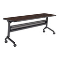 Safco Products Flip-N-Go Training Table, Mocha 24"x 72" Regal Mahogany
