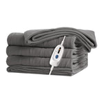 Electric Heated Blanket 72''x 84'' Full Size, 4 Heating Levels and 10-Hour Auto Off, Lightweight and Breathable - Ash Grey