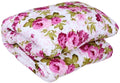 Lavish Street Poly Cotton Floral Print Reversible Single Bed AC Blanket/Dohar (Multicolor , 85 x 55 Inches)