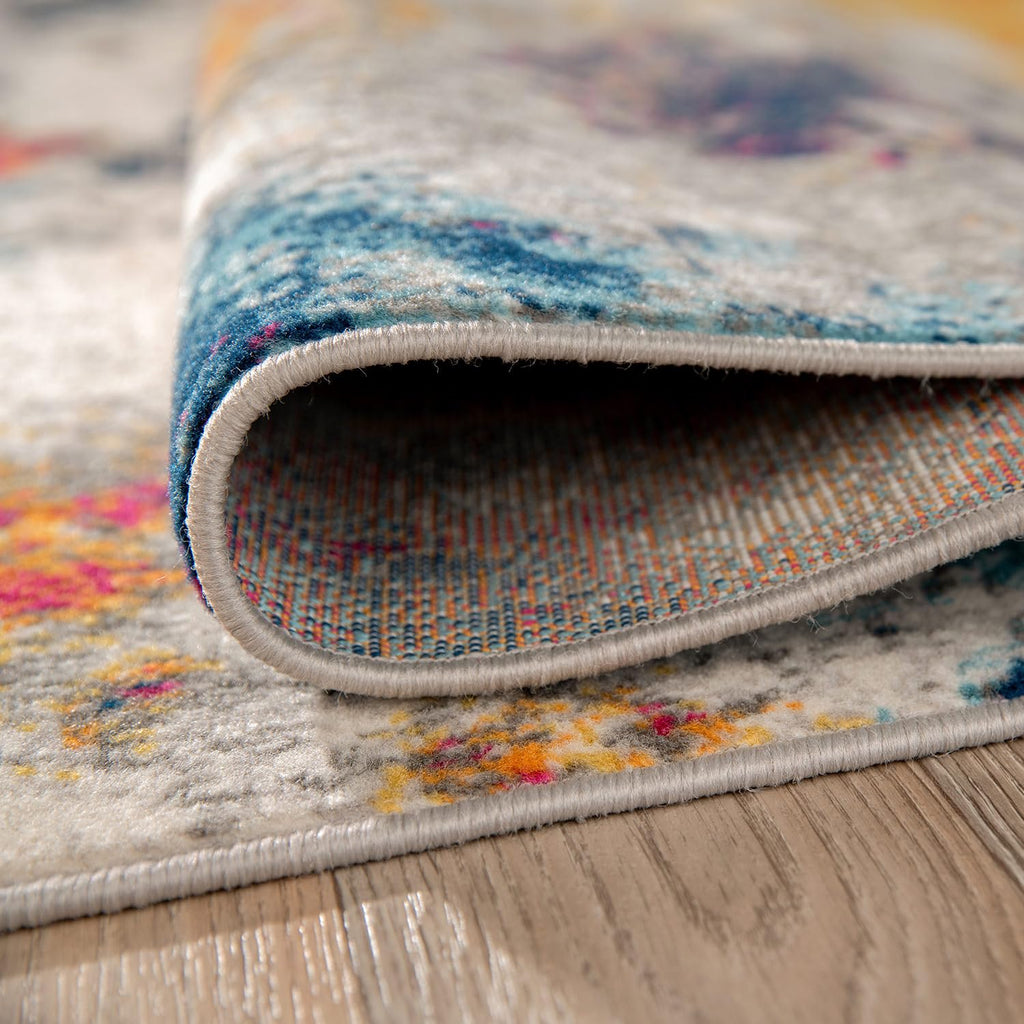 Rugshop Sky Collection Modern Abstract Area Rug 4' X 6' Multi