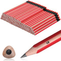 Seajan 96 Pcs 6B Jumbo Pencils, Big, Fat, Thick, Triangular Pencils Refill with Eraser 7 Inch Large Pencil for Kids Beginners Pr