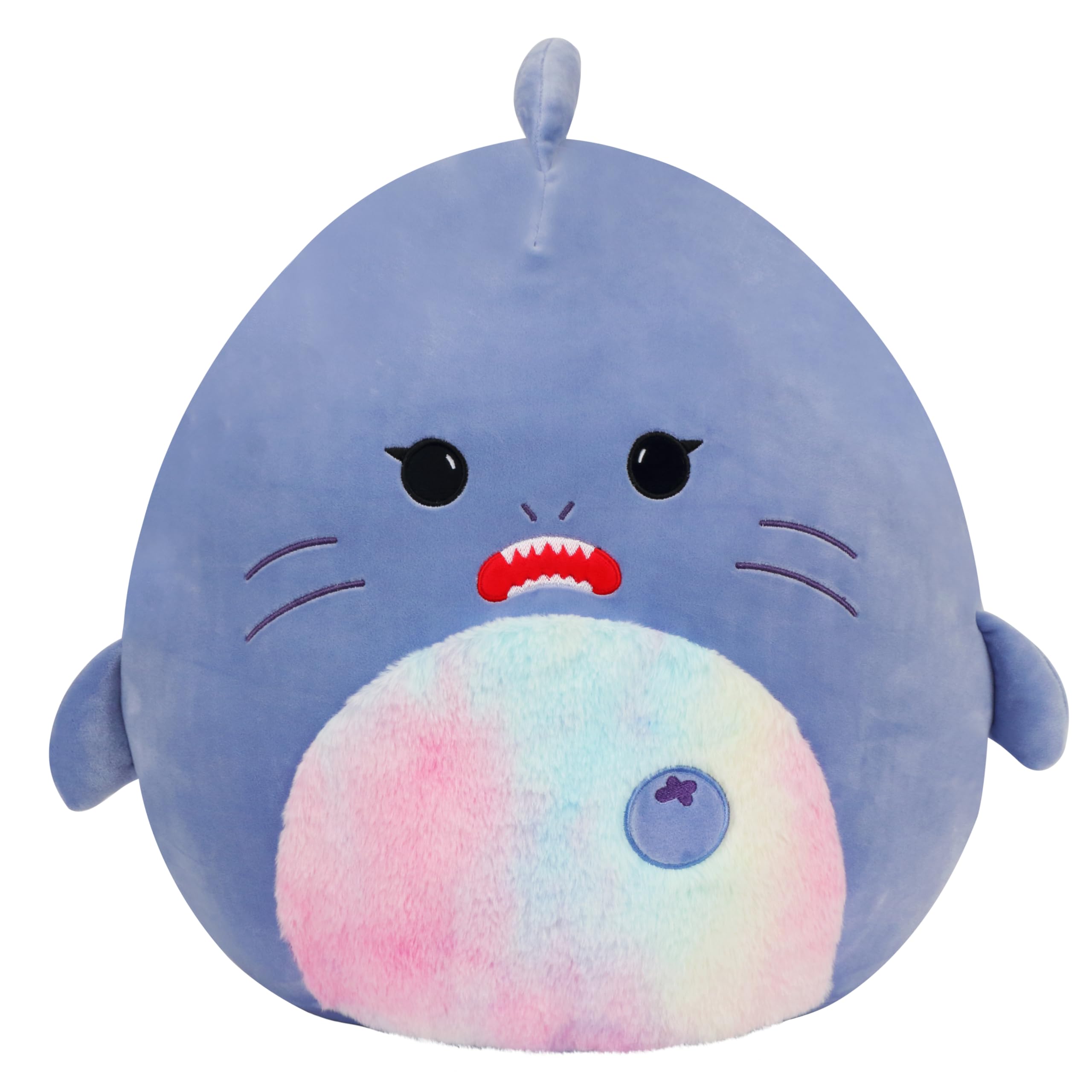 Mushymallow 20-Inch Shark Plush Pillow Toy - Jumbo Stuffed Shark Soft Animal - Kids Birthday Gift