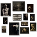 Dark Academia Wall Art and Posters - Witchy, Gothic Home Decor for Halloween Bedroom